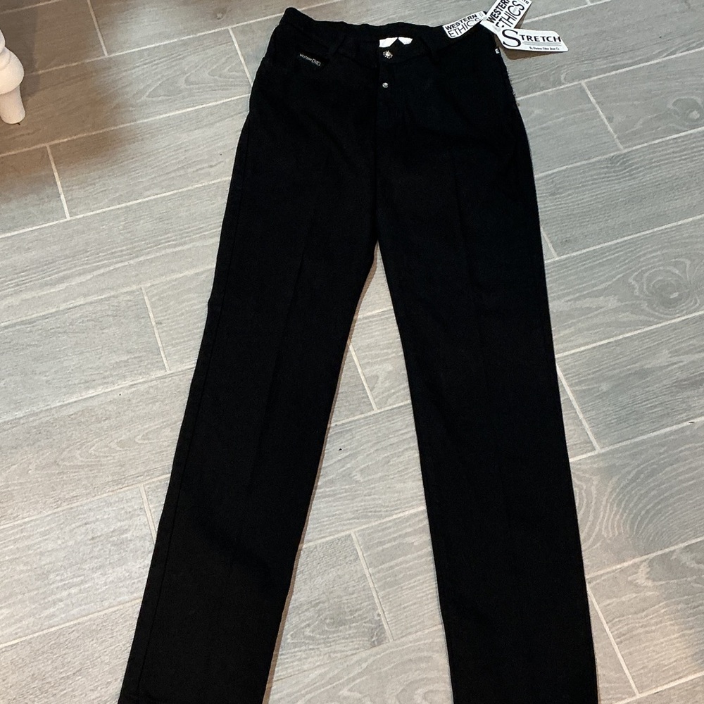 Western Ethics Black Stretch Jeans Women’s Sz 9  WT #7926BLK